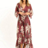 YASMINE™ - Elegant Kimono Midi Dress