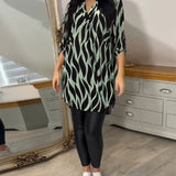 ALEXANDRA™ - Printed Loose-Fit Top