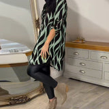 ALEXANDRA™ - Printed Loose-Fit Top