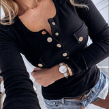 GERMAIN™ – Casual Long-Sleeve Button Shirt Top