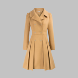 DAMI™ - Classy Double Button Long Sleeve Coat