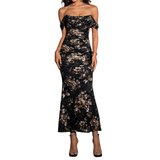 PRIMROSE™ – Stylish One-Shoulder Corset Mesh Dress