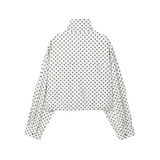 DARCY™ – Polka Dot Long Sleeve Jacket