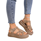 SIGRID™ – Adjustable Strap Platform Gladiator Sandals