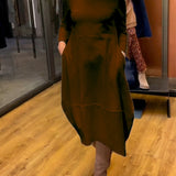 ALINA™ -  Chic Midi Dress