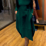 ALINA™ -  Chic Midi Dress