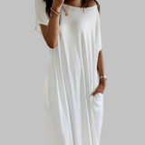SHAEL™ - Loose Fit Round Neck Sleep Nightdress