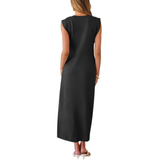 BREEANA™ – Relaxed Sleeveless Split Maxi Dress
