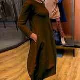 ALINA™ -  Chic Midi Dress