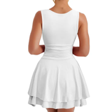 RIELLE™ – Snatched Square Neck Mini Dress