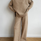 BEATRIX™ – Turtleneck Sweater & Wide Leg Pants Two-Piece Set