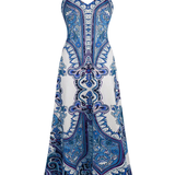 OTTILIE™ – Boho Floral Print Sleeveless Dress