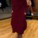 ALINA™ -  Chic Midi Dress