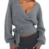 INGRID™ – Women’s V-Neck Knit Cardigan Long Sleeve Fall & Winter Sweater