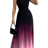 YZA™ – Elegant Ombre Sleeveless Evening Dress