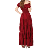 ROWENNA™ – Medieval Renaissance Smocked Waist Dress