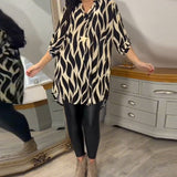 ALEXANDRA™ - Printed Loose-Fit Top
