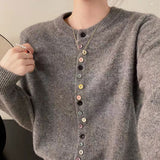 AALIYAH™ | Elegant Buttoned Knit Cardigan