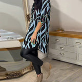 ALEXANDRA™ - Printed Loose-Fit Top