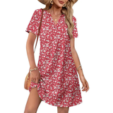 ZEPHYRA™ – Boho V-Neck Vacation Dress