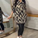 ALEXANDRA™ - Printed Loose-Fit Top