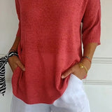 LAUREN™ - Casual V-Neck Top