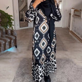 ZELLA™ - Luxe Geo Print Dress
