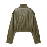 KREAY™ – Classic Leather Moto Jacket