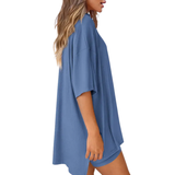 HALSEY™ – Relaxed Solid Lounge Two-Piece Set