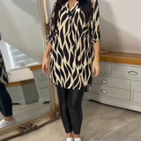ALEXANDRA™ - Printed Loose-Fit Top