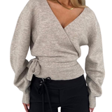 INGRID™ – Women’s V-Neck Knit Cardigan Long Sleeve Fall & Winter Sweater