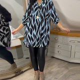 ALEXANDRA™ - Printed Loose-Fit Top