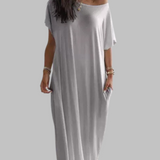 SHAEL™ - Loose Fit Round Neck Sleep Nightdress