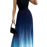 YZA™ – Elegant Ombre Sleeveless Evening Dress