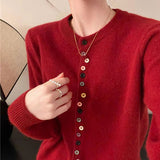 AALIYAH™ | Elegant Buttoned Knit Cardigan