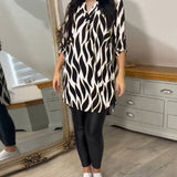 ALEXANDRA™ - Printed Loose-Fit Top