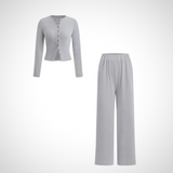 HAYLEY™ - Chic Two-Piece Button Set