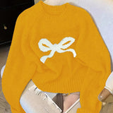 GRACIE™ - Elegant Bow Knit Sweater for Fall & Winter Fashion