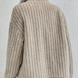 NOVA™ | Double-Sided Velvet Button Cardigan