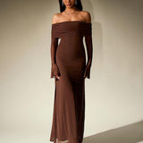 DARCIE™ - Off Shoulder Ruched Sequin Bodycon Evening Gown