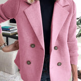 SORELLE™ - Elegant Knit-Sleeve Blazer