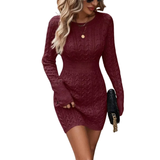 MERIEL™ – Timeless Elegant Round Neck Bodycon Sweater