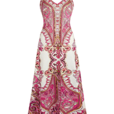 OTTILIE™ – Boho Floral Print Sleeveless Dress