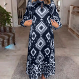 ZELLA™ - Luxe Geo Print Dress