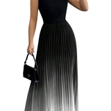 YZA™ – Elegant Ombre Sleeveless Evening Dress