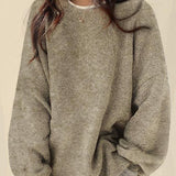 VIOLETTA™ - Cozy Long Sleeve Round Neck Knitwear Sweater