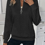 EMMA™ |  Elegant Quarter-Zip Sweater