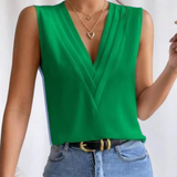 JADE™ - Lightweight Sleeveless V-Neck Top