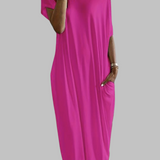 SHAEL™ - Loose Fit Round Neck Sleep Nightdress