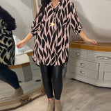 ALEXANDRA™ - Printed Loose-Fit Top